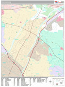 Pico Rivera Digital Map Premium Style